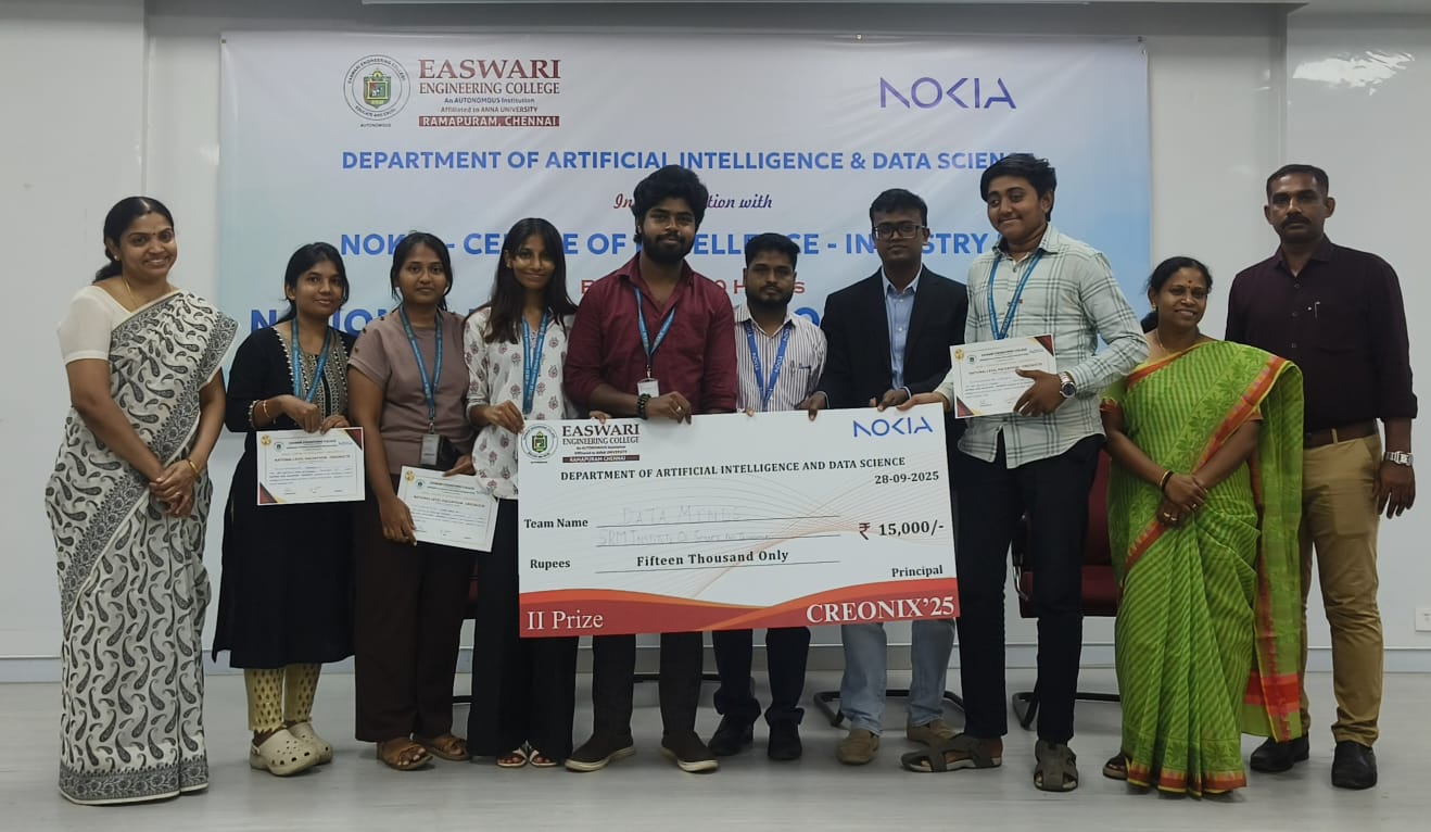 CREONIX Hackathon achievement